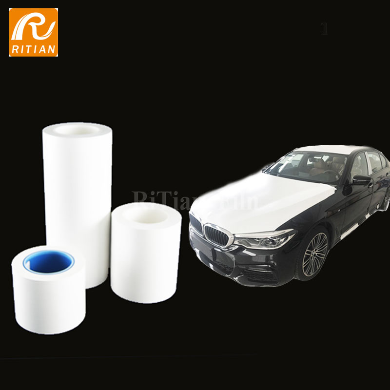 Auto White Protective Plastic Film For Car Hood,UV Resistance For 6-16 Months
