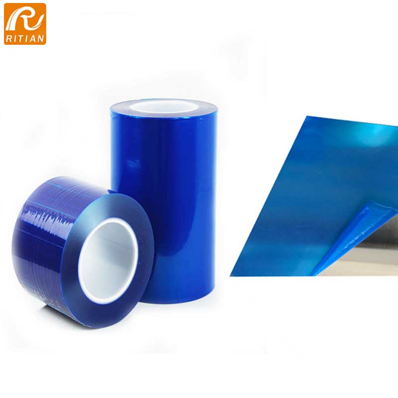 No residual blue pe protective film for metal plate surface