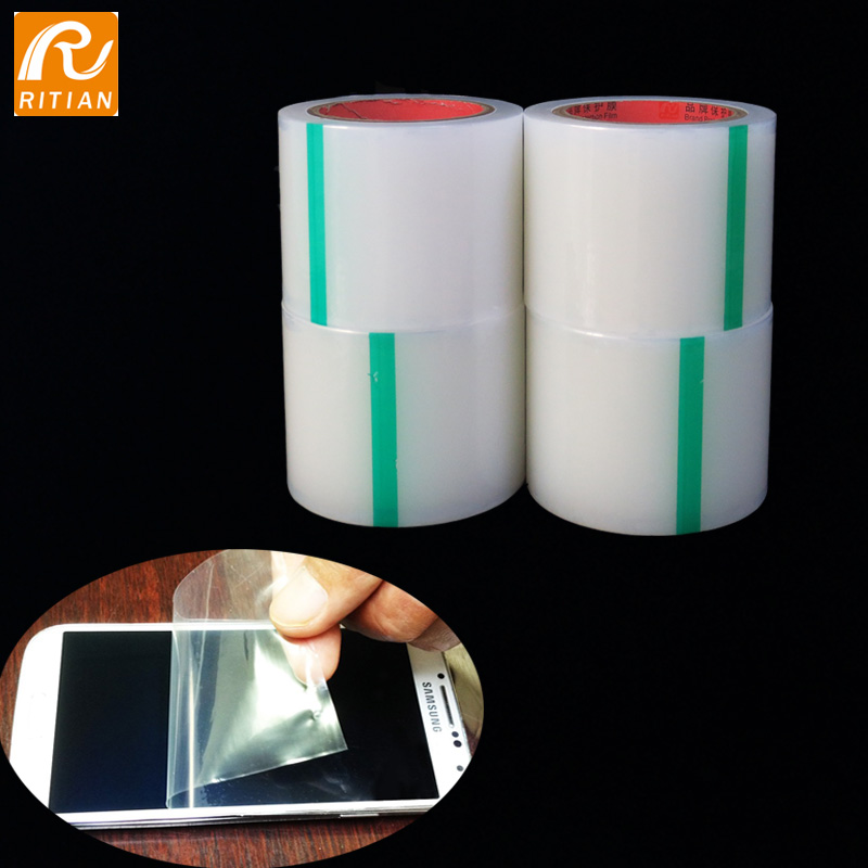 RITIAN LCD Screen Glass Protective Adhesive PE Film Tape 55mm - 90mm Wide