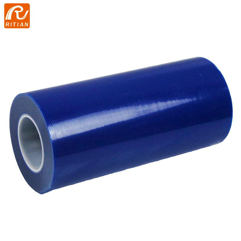 low tack polyethylene protective film for smooth PVC extrusions