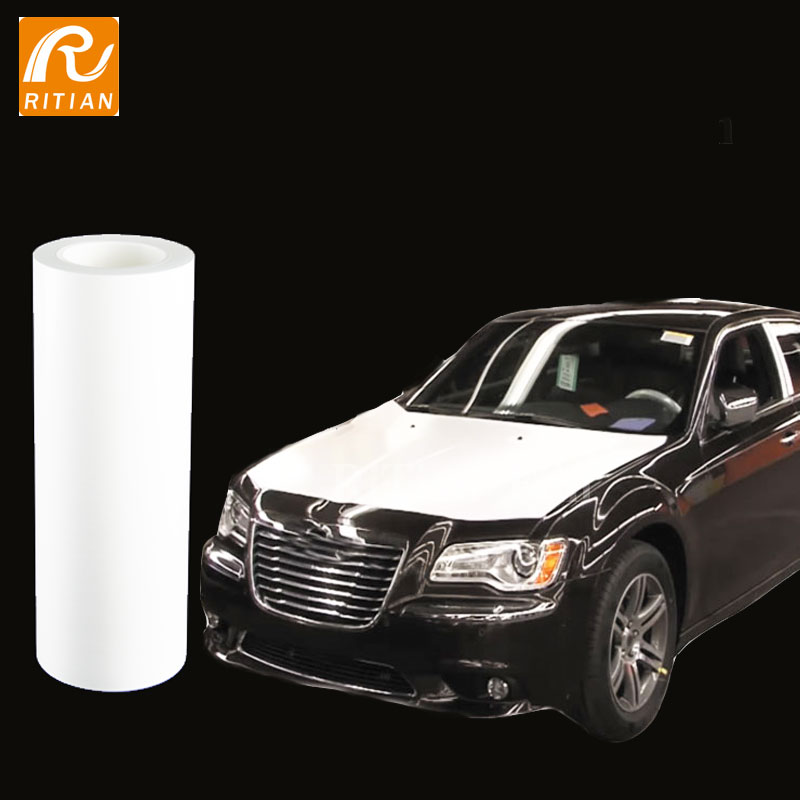 100-150M Length Automotive Protective Film Car Transport Wrap Solvent Based Adhesive 